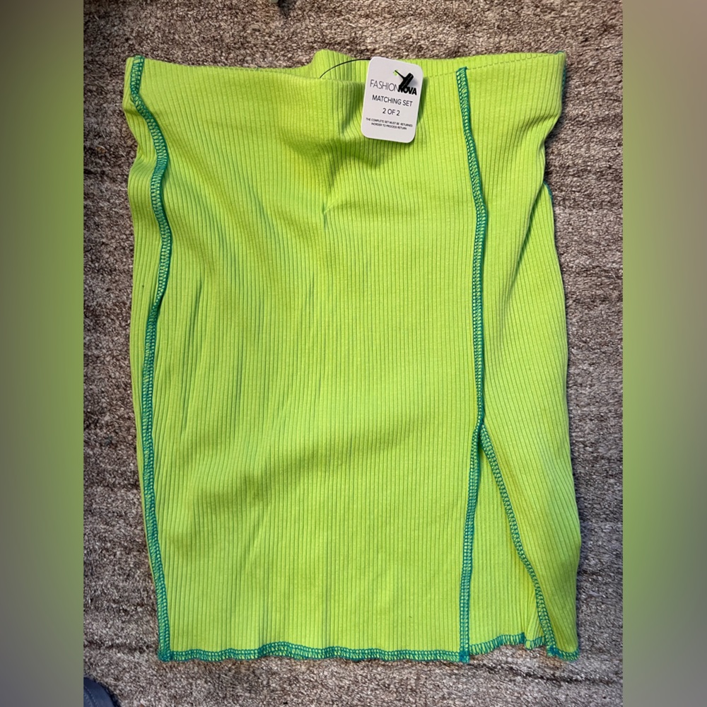 Fashion Nova two piece mini skirt set